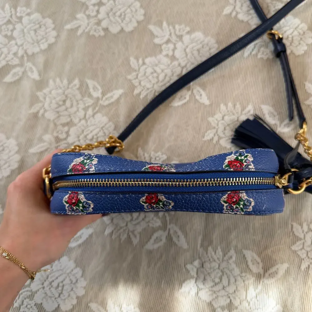 Tory Burch Floral Crossbody Camera Bag